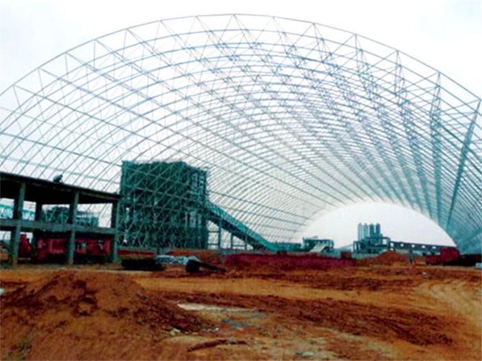 九龙坡广西白色电厂干煤棚网架加工